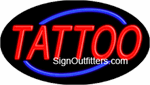 Tattoo Neon Sign - Flashing Design