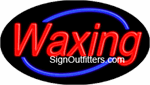 Waxing Neon Sign - Flashing Design