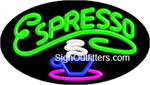 Espresso with Mug Graphic Neon Sign - Flashing Design