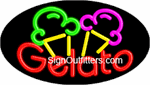 Gelato Neon Sign - Flashing Design
