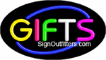 Gifts Neon Sign - Flashing Design