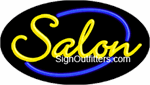 Salon Neon Sign - Flashing Design