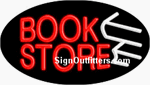 Book Store Neon Sign - Flashing Design