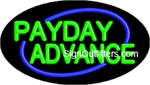 Payday Advance Neon Sign - Flashing Design