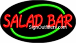 Salad Bar Neon Sign - Flashing Design