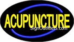 Acupuncture Neon Sign - Flashing Design