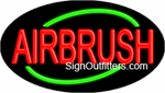 Airbrush Neon Sign - Flashing Design