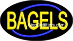 Bagels Neon Sign - Flashing Design