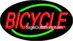 Bicycle Neon Sign - Flashing Design
