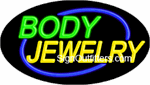Body Jewelry Neon Sign - Flashing Design