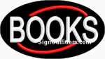 Books Neon Sign - Flashing Design