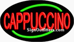 Cappuccino Neon Sign - Flashing Design