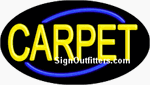 Carpet Neon Sign - Flashing Design
