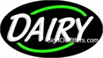 Dairy Neon Sign - Flashing Design