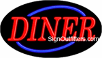 Diner Neon Sign - Flashing Design