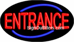 Entrance Neon Sign - Flashing Design