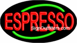 Espresso Neon Sign - Flashing Design