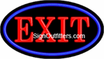 Exit Neon Sign - Flashing Design