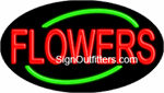 Flowers Neon Sign - Flashing Design