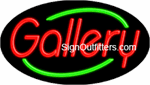 Gallery Neon Sign - Flashing Design