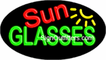Sun Glasses Neon Sign - Flashing Design