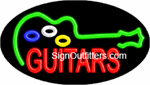 Guitars Neon Sign - Flashing Design
