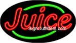 Juice Neon Sign - Flashing Design
