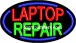 Laptop Repair Neon Sign - Flashing Design