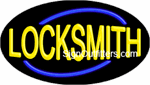Locksmith Neon Sign - Flashing Design