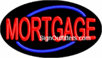 Mortgage Neon Sign - Flashing Design