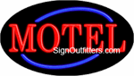 Motel Neon Sign - Flashing Design
