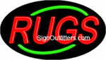 Rugs Neon Sign - Flashing Design