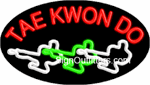 Tae Kwon Do Neon Sign - Flashing Design
