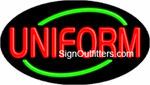 Uniform Neon Sign - Flashing Design
