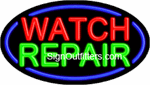 Watch Repair Neon Sign - Flashing Design