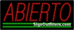 Abierto LED Sign - Regular Design