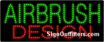 Airbrush Design LED Sign - Regular Design