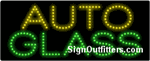 Auto Glass LED Sign - Regular Design