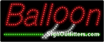 Balloon LED Sign - Regular Design