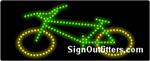 Bicycle Graphic LED Sign - Regular Design