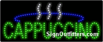 Cappuccino LED Sign - Regular Design