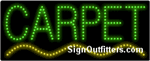Carpet LED Sign - Regular Design