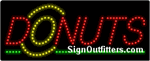 Donuts LED Sign - Regular Design