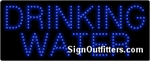 Drinking Water LED Sign - Regular Design