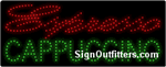 Espresso Cappuccino LED Sign - Regular Design