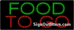 Food To Go LED Sign - Regular Design