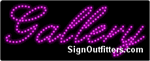 Gallery LED Sign - Regular Design