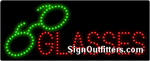 Glasses LED Sign - Regular Design
