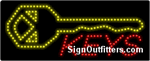 Keys (Yellow Key) LED Sign - Regular Design