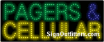Pagers & Cellular LED Sign - Regular Design
